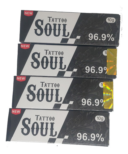 Pomada Tattoo Soul Anestésica 96,9% Lacrada Preta -  1 Unida