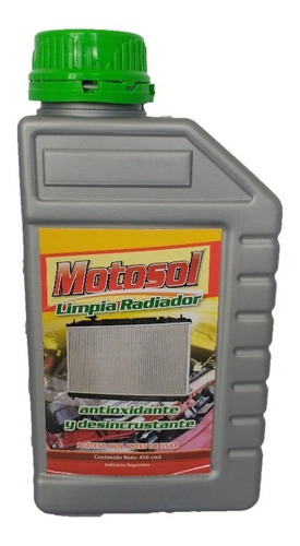 Imagen 1 de 3 de Limpia Radiador X 450cm3 Motosol