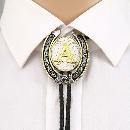 Bolo Corbata Vaquero Occidental Estilo Collar De Corbatas Dorado D