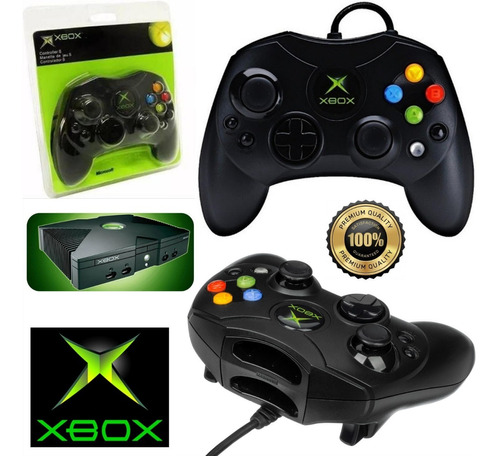 Xbox Controller S Xbox Primera Generación Negro Nuevo W9