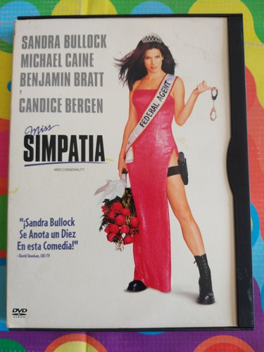 Dvd Miss Simpatía Sandra Bullock W