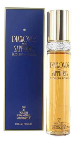 Perfume de mujer Elizabeth Taylor Diamonds & Sapphires, 50 ml