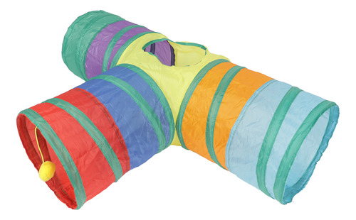 Tubo Plegable Para Gatos Little Pet Tunnel, De 3 Vías, Para