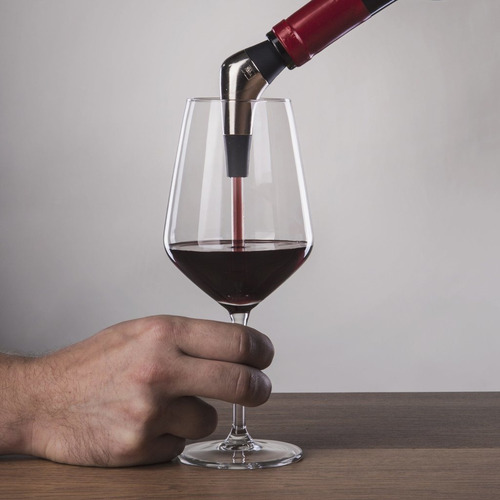 Imagen 2 de 4 de Servidor Vertedor Aireador De Vino Lento Slow Pourer Vacuvin