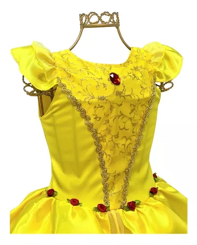 Fantasia Infantil Vestido Princesa Para Bloquinho de Carnaval - G 9 - 10 -  Ri Happy