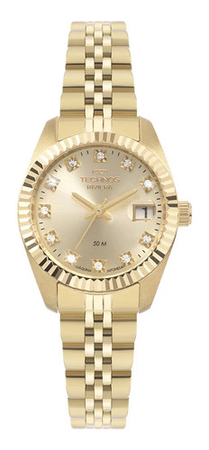 Relogio Technos Feminino Dourado Pequeno Riviera Original