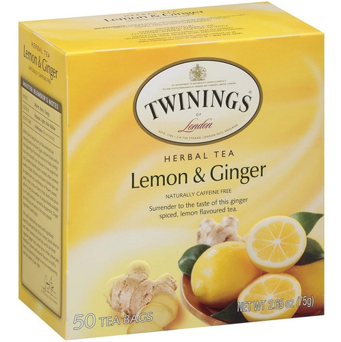 Twinings   Limón Y Jengibre X 50 Unids.