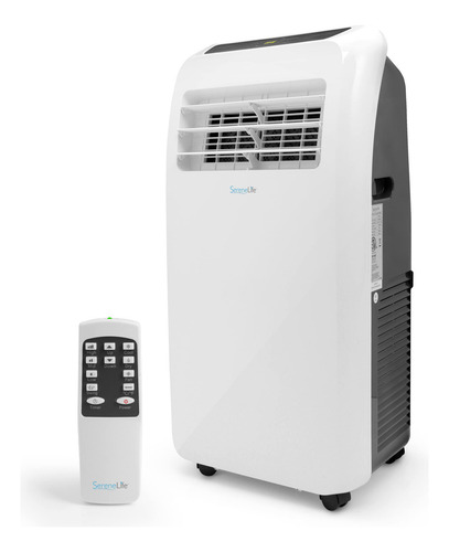 Aire Acondicionado Portátil 12000Btu Serenelife Con Deshumidificador Para Espacios De Hasta 50 M2 Incluye Control Remoto Y Kit De Montaje