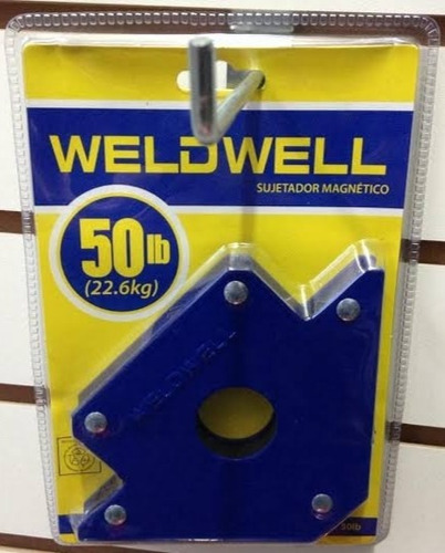 Escuadras Magnéticas De 50 Libras Marca Weldwell 