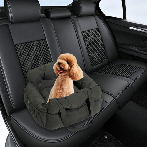 Asiento De Coche Para Perros Pequeños, Cama De Verde Y M