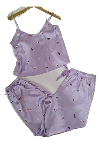 Victorias Secret Lujosa Pijama Satinada