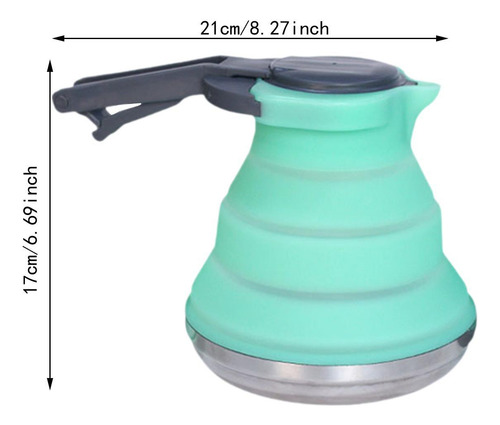 Hervidor De Silicona Para Acampar, Cafetera, Hervidor De