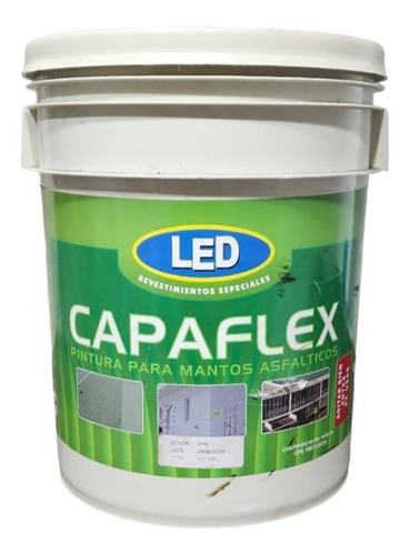 Pintura Elastómerica Protectora Techo Capa Flex Led Cuñete