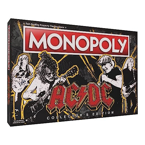 Monopoly: Ac/dc | Juega Como Sombrero De Angus, Dinamita, Ra