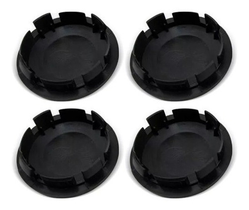 Kit Jogo 4 Calota Miolo Tampa Centro De Roda Vw Passat Jetta