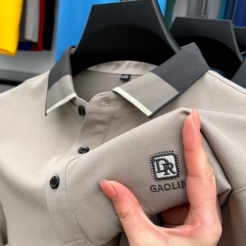 Polo Para Hombre De Verano, Transpirable Y Ligero