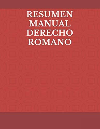 Libro: Manual Derecho Romano: Derecho Romano (spanish