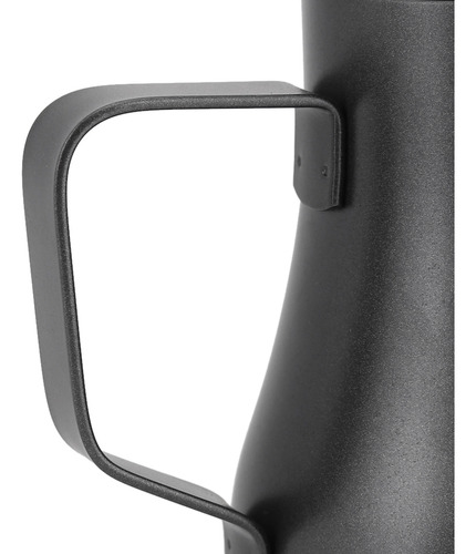 Cafetera Con Cuello De Cisne De Acero Inoxidable Negro De 28