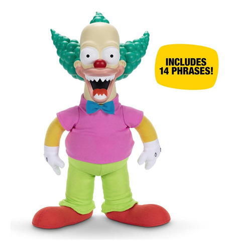 Pelucia Interativa Krusty Os Simpsons Com Som 004046 - Sunny