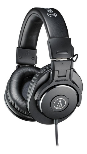 Imagen 1 de 3 de Audífonos Audio-Technica M-Series ATH-M30x negro