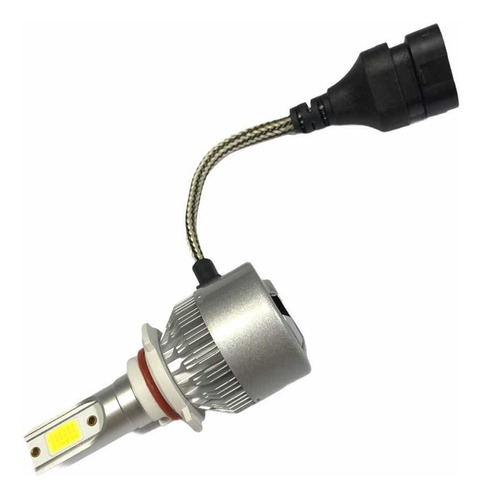 1x Foco Led Cob Chips 9006 Hb4 C6 Repuesto Luz Xenón 6000k