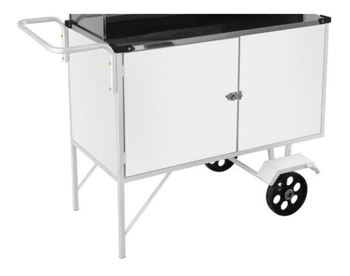 Imagem 2 de 6 de Carrinho De Churrasco Estendido Rodas Maciças Ble05m Cefaz