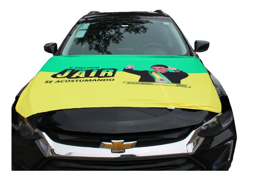 Capa Para Capô De Carro Do Presidente Bolsonaro Com Elástico