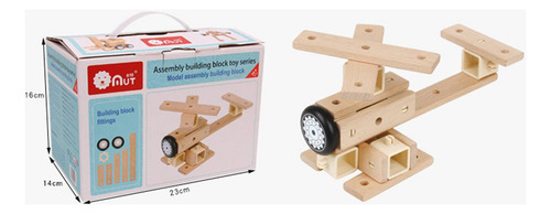 Conjunto De Bloques De Construcción De Madera, Tableros De