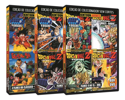 Dvds Dragon Ball Z Todos Os Filmes + Especiais + Ovas | Parcelamento sem juros Dvds Dragon Ball Z Todos Os Filmes + Especiais + Ovas | Parcelamento sem juros