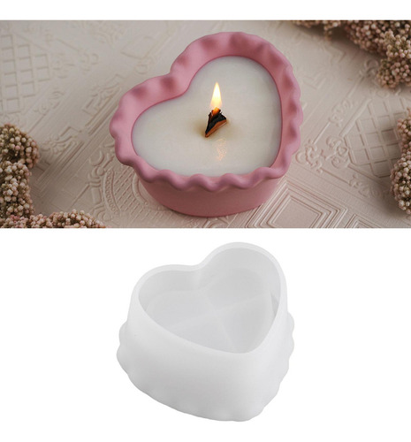Molde De Silicona En Forma De Corazón, Fácil De Desmoldar,