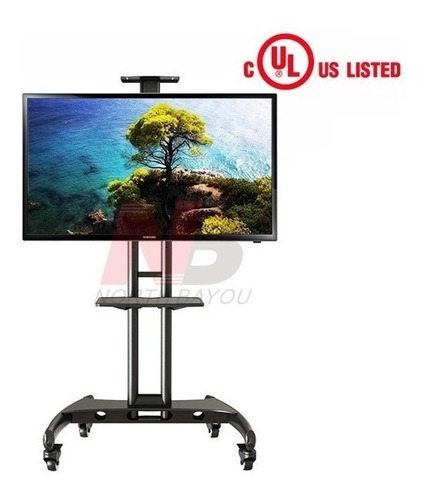 Imagen 4 de 10 de Soporte Tv Movil De Piso Nb North Bayou Ava 1500 32 A 65