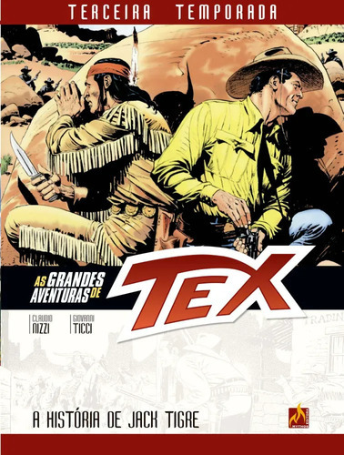 As Grandes Aventuras De Tex 01, De Claudio Nizzi. Editora Mythos, Capa Dura Em Português, 2023