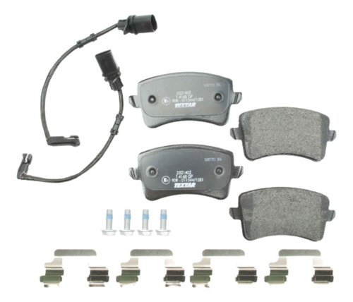 Imagen 4 de 12 de Juego De Pastillas De Freno Traseras Audi A6 A7 Marca Textar