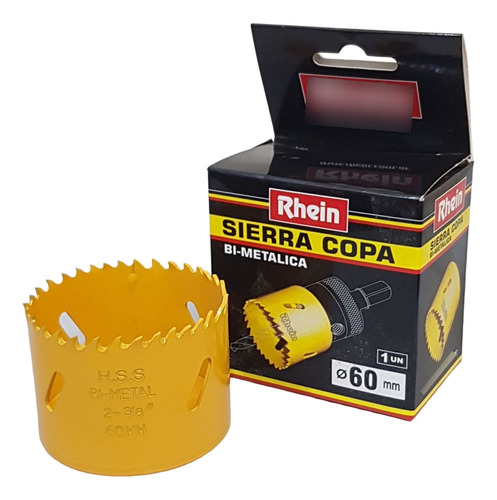 Sierra Copa Bimetalica 60mm Rhein Para Metal Y Madera