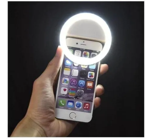 Anillo de luz para selfies: luz de color para selfies para teléfono celular