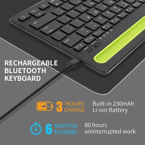 Teclado Recarregavel Via Bluetooth P Macbook Pro A2141 16