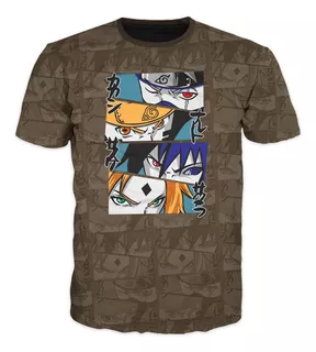 Camiseta Naruto Uzumaki Comic Anime Adulto Exclusiva