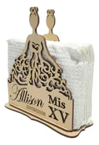 Comprar Servilleteros Quinceañera 40pz Personalizados Para Xv Años 
