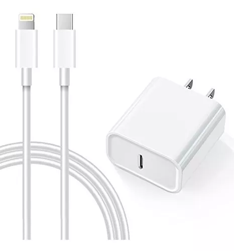 Cargador Usb Tipo C iPhone 11 12 13 Carga Rapida 20w Origina