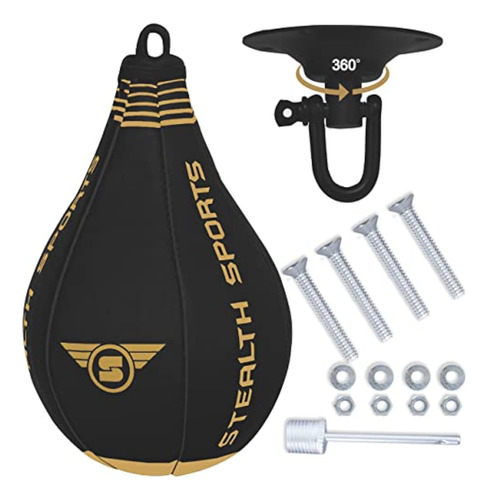 Speed Ball Boxing  Mma Speed Bag & Hanging Swivel Kit For