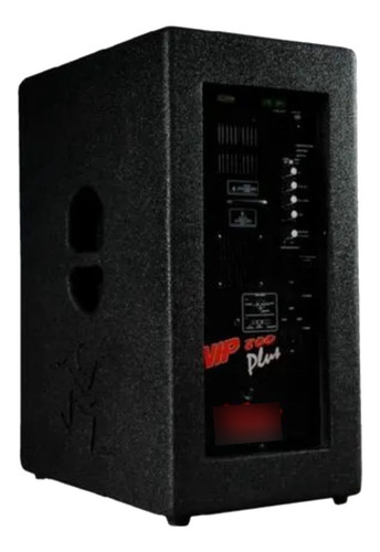 Caixa Leacs Vip 800 Plus Ativa 500wrms 15pol Igreja Show Bar Cor Preto 110v/220v