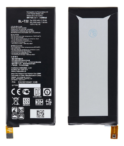 Bateria Bl-t22 Para LG Zero H650 H650e H740 F620 Bl-t22