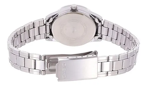 Reloj Casio Quartz Ltpv005 Mujer Rosa Full Color Del Fondo Rosa Ltp-v005d-4b