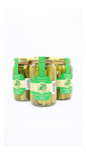 Imagen 3 de 3 de Pepinos Encurtidos Granja 4m X 360g