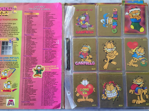 Album Figuritas  Garfield Oro 2  -107 Figus