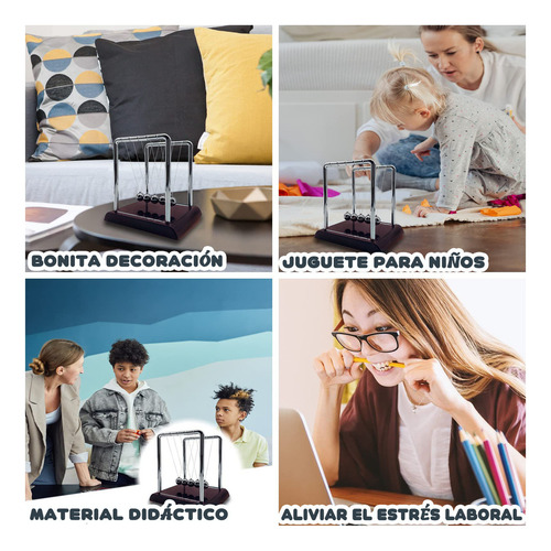 Newton's Cradle Bolas De Equilibrio De Péndulo Niños Regalos