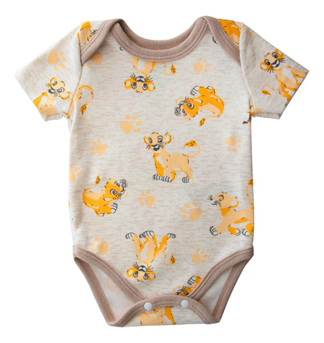 Conjunto 2 Pañaleros Y Pantalón Baby Circus Rey León