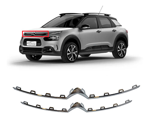 Kit Frisos Grade Dianteira Origin C4 Cactus 2018 Em Diante