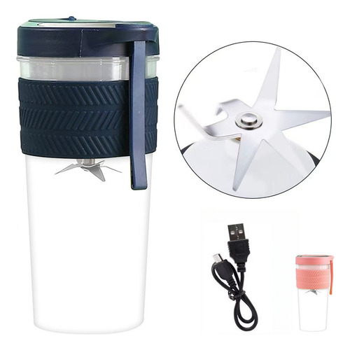 Mini Vaso Licuadora Procesadora Portatil Usb Recargable