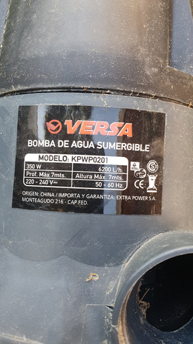 Bomba Sumergible Para Pileta (Usado)